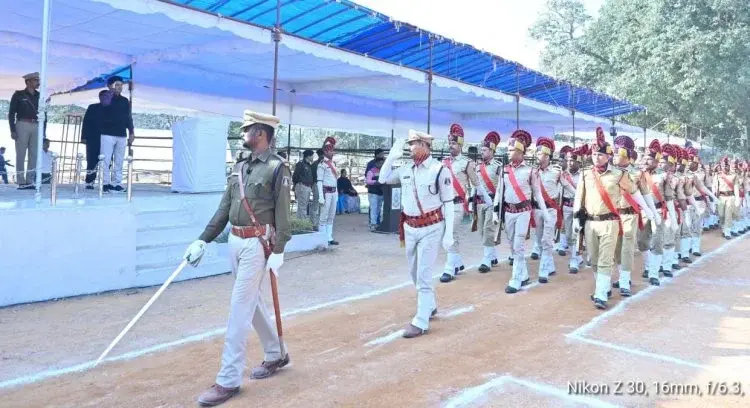 गणतंत्र दिवस समारोह का हुआ अंतिम रिहर्सल