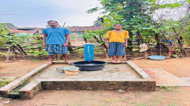 डांडजमड़ी पंचायत के सभी 90 घरों में नल से पहुंच रहा है शुद्ध पेयजल