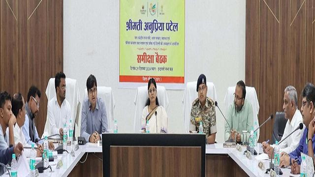 आकांक्षी जिले में विकास की गति हुई तेज: केन्द्रीय राज्य मंत्री अनुप्रिया पटेल