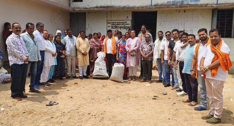 बागबाहरा शहर मंडल में मनाया गया 'चावल उत्सव कार्यक्रम'