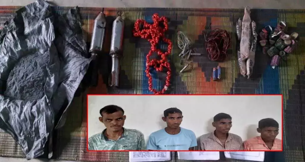 4 नक्सलियों को किया गिरफ्तार, छत्तीसगढ़ में सुरक्षाबलों को अहम कामयाबी