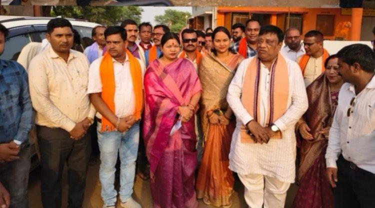 सांसद कमलेश जांगड़े ने किया पंचायत भवन का लोकार्पण और डिजिटल सेवा केंद्र का भूमिपूजन