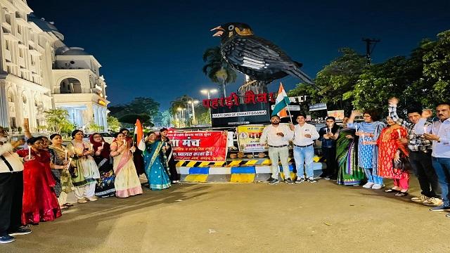 वक्ता मंच ने भारतीय सेना लिए निकाली सम्मान यात्रा