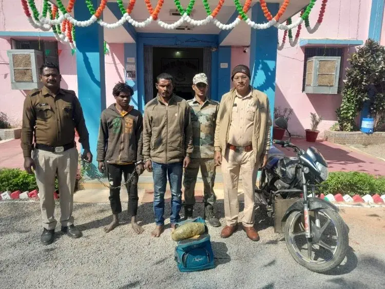 गरियाबंद पुलिस ने गांजा तस्करों को किया गिरफ्तार,मादक पदार्थ भी जब्त