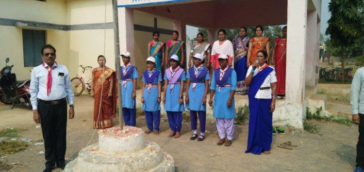 शासकीय हायर सेकंडरी भड़ेसर स्कूल में मनाया गया भारत स्काउट गाइड स्थापना दिवस