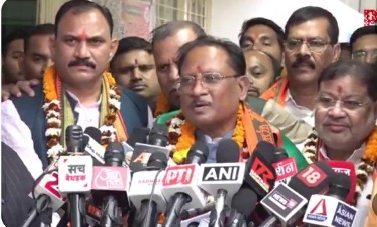 दक्षिण उपचुनाव की प्रचंड जीत राज्य सरकार के कार्यों पर जनता की मुहर : विष्णुदेव साय