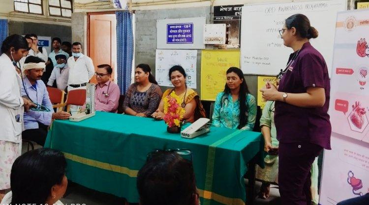 अंबेडकर अस्पताल के मेडिसिन विभाग में वर्ल्ड हाइपरटेंशन डे पर हुआ जागरुकता कार्यक्रम