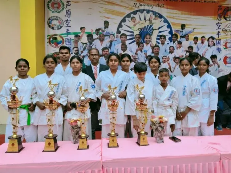 आशिहारा कराटे छत्तीसगढ़ ने किया राज्य का नाम रोशन