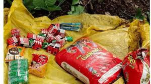 सर्चिंग ऑपरेशन में मिला नक्सलियों का छुपाया हुआ राशन