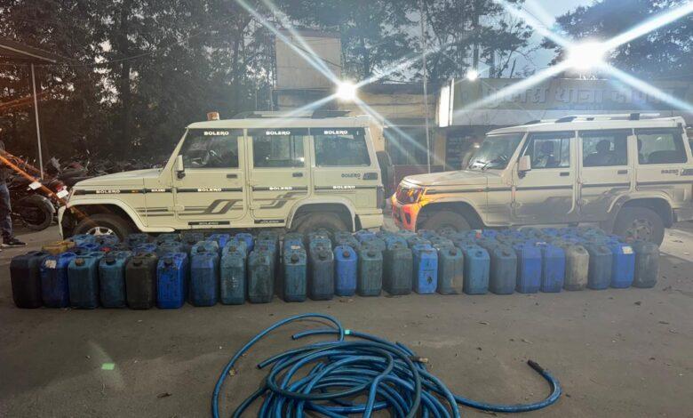 डीजल चोरों के साथ पुलिस की मिली भगत