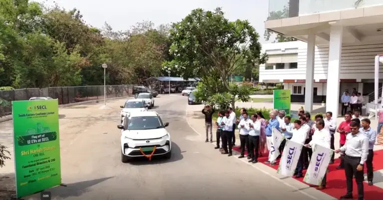 ग्रीन मोबिलिटी की दिशा में एसईसीएल का कदम: 12 नए इलेक्ट्रिक वाहनों की हुई शुरुआत