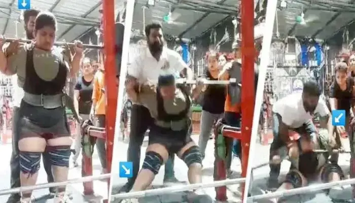 270 किलो का रॉड गिरने से गर्दन टूट गई; गोल्ड मेडलिस्ट महिला पावरलिफ्टर की मौके पर मौत