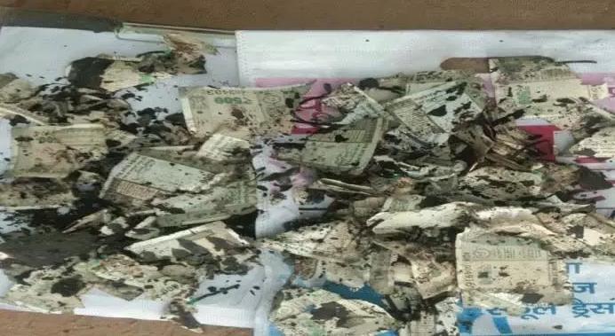 हॉस्टल में आग लगने से हुआ बड़ा खुलासा.. छात्र के कमरे में 12 लाख के जले हुए नोट