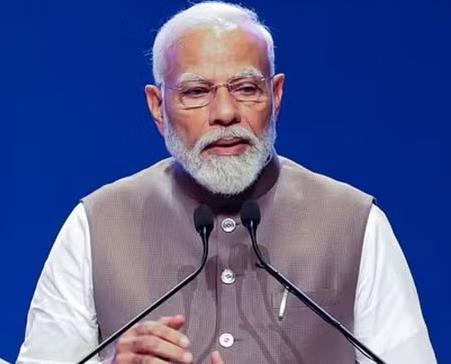 विकसित भारत युवा सम्मेलन में पहुंचे प्रधानमंत्री मोदी, युवाओं से कर रहे संवाद