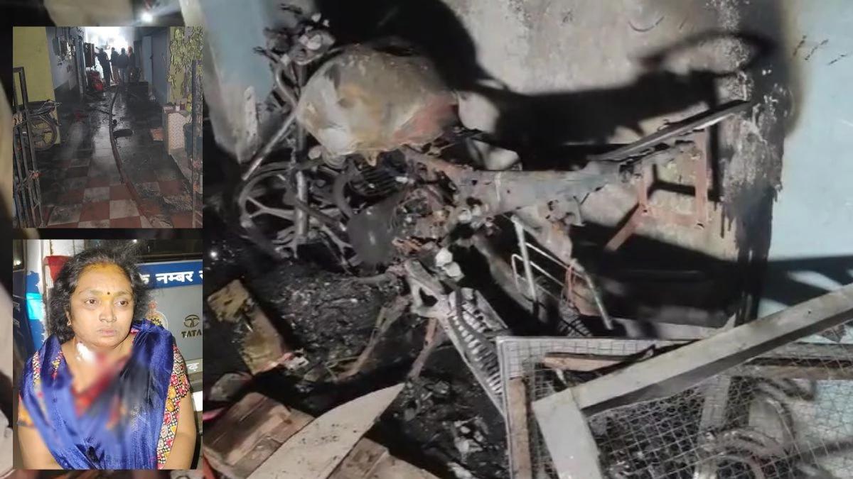 झगड़ा सुलझाने पहुंची थी पुलिस, पति ने घर में लगा दी आग… सिलेंडर फटा और सभी जलते हुए दौड़े