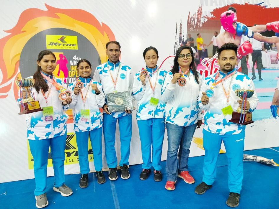 किक बॉक्सिंग की राष्ट्रीय प्रतियोगिता में 19 मेडल जीते खिलाडिय़ों ने