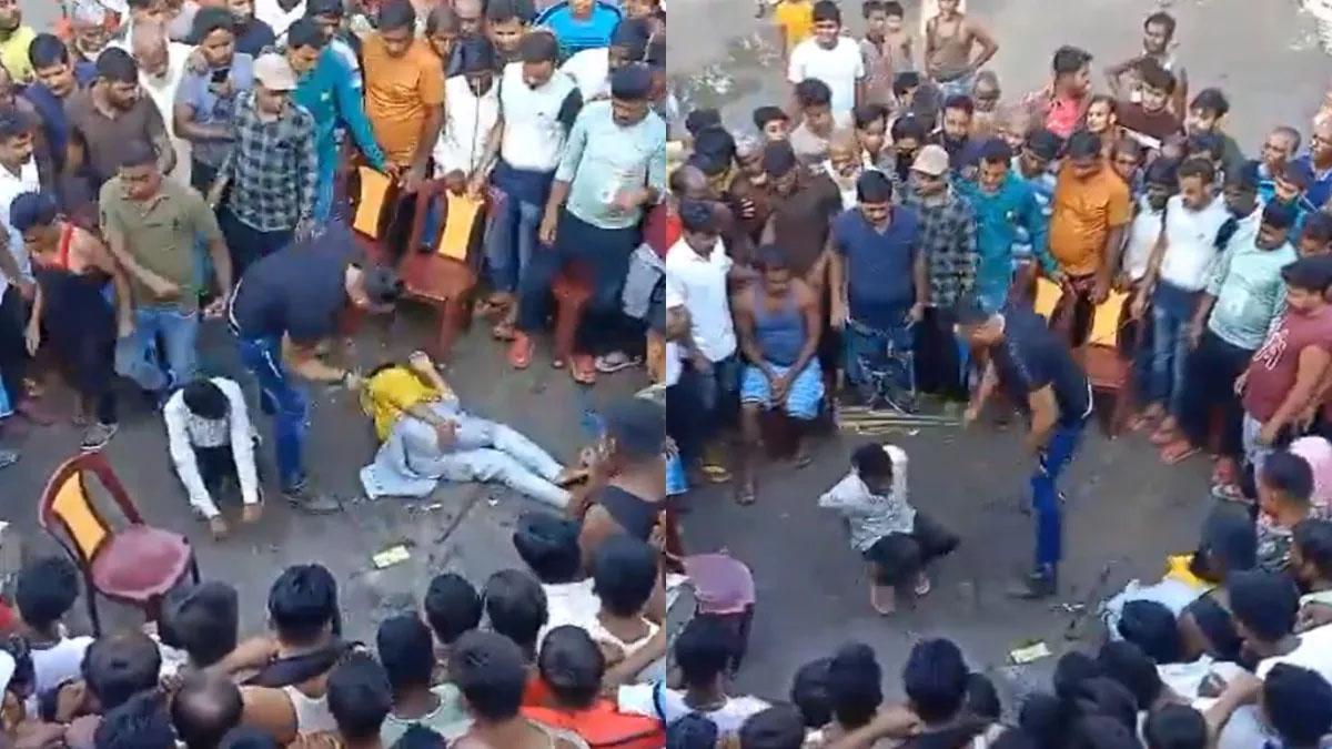 बंगाल में तृणमूल नेता ने भरी पंचायत में युवक-युवती को बेरहमी से पीटा, वीडियो वायरल